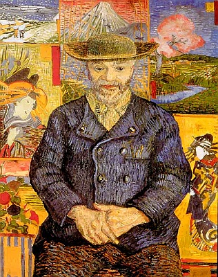 Van Gogh - Portrait of Pere Tanguy 1887-8