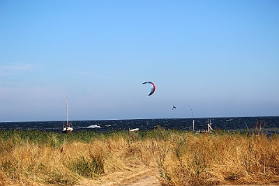 180727 Kitesurfing ved Boeget Strand